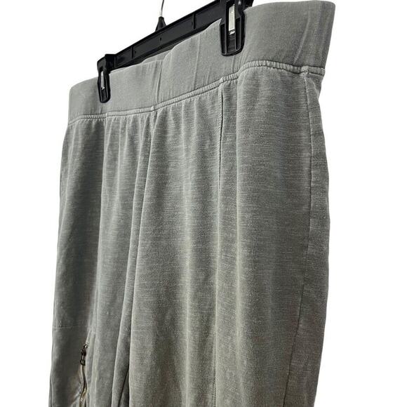XCVI Womens Gray Knit Cargo Pull On Athleisure Tapered Leg Pants Stretch sz XL - Picture 10 of 16